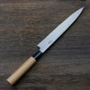 柳刃包丁 片刃 210mm 青紙2号 桜柄 一般家庭向け 規格外品 裏