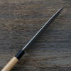 柳刃包丁 片刃 210mm 青紙2号 桜柄 一般家庭向け 規格外品 峰
