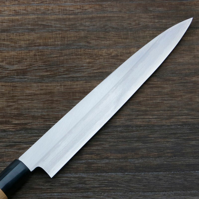 柳刃包丁 片刃 210mm 青紙2号 桜柄 一般家庭向け 規格外品 刃先