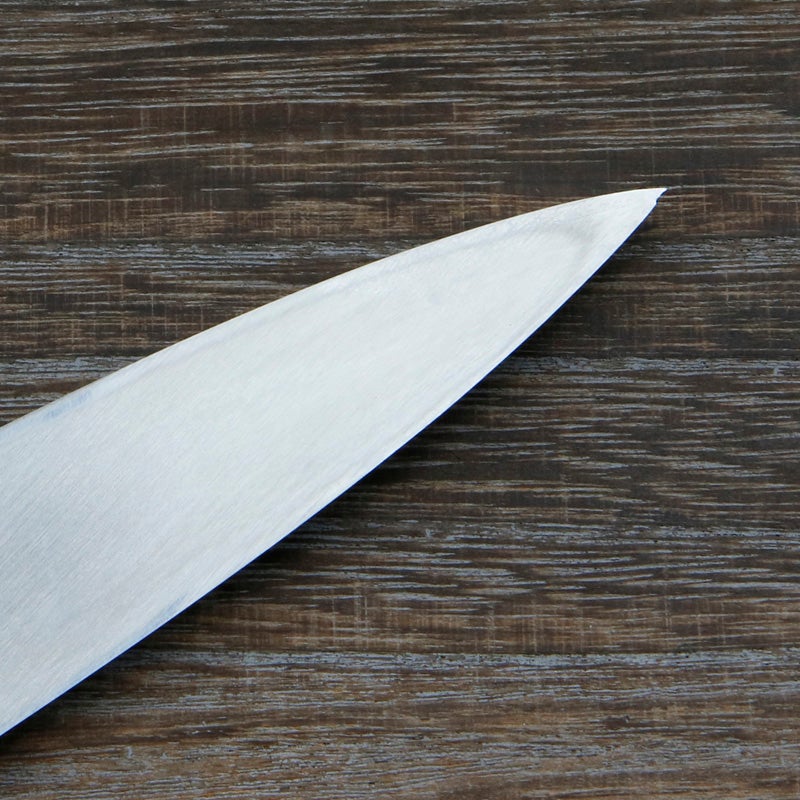 柳刃包丁 片刃 240mm 白紙2号 鋼付 左利き用 一般家庭向け 規格外品 拡大