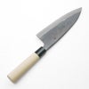 出刃包丁 両刃 180mm 白紙1号 割込み 黒打ち仕上げ 高級品 規格外品 裏