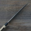 柳刃包丁 片刃 240mm 銀三ステンレス 桜柄 一般家庭用 規格外品 峰
