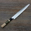 柳刃包丁 片刃 270mm 銀三ステンレス 桜柄 一般家庭用 規格外品 全体