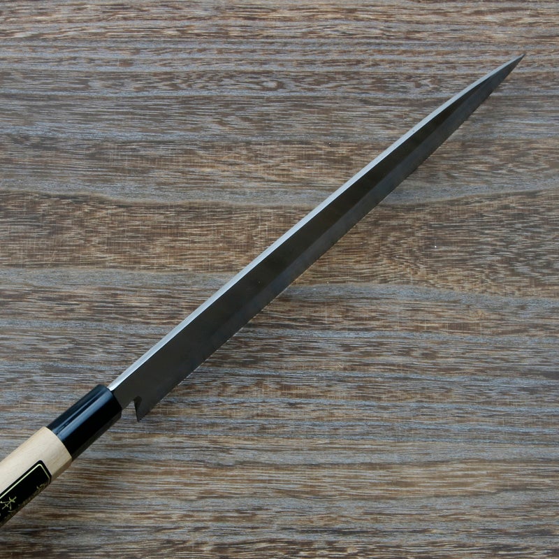 柳刃包丁 片刃 270mm 銀三ステンレス 桜柄 一般家庭用 規格外品 峰