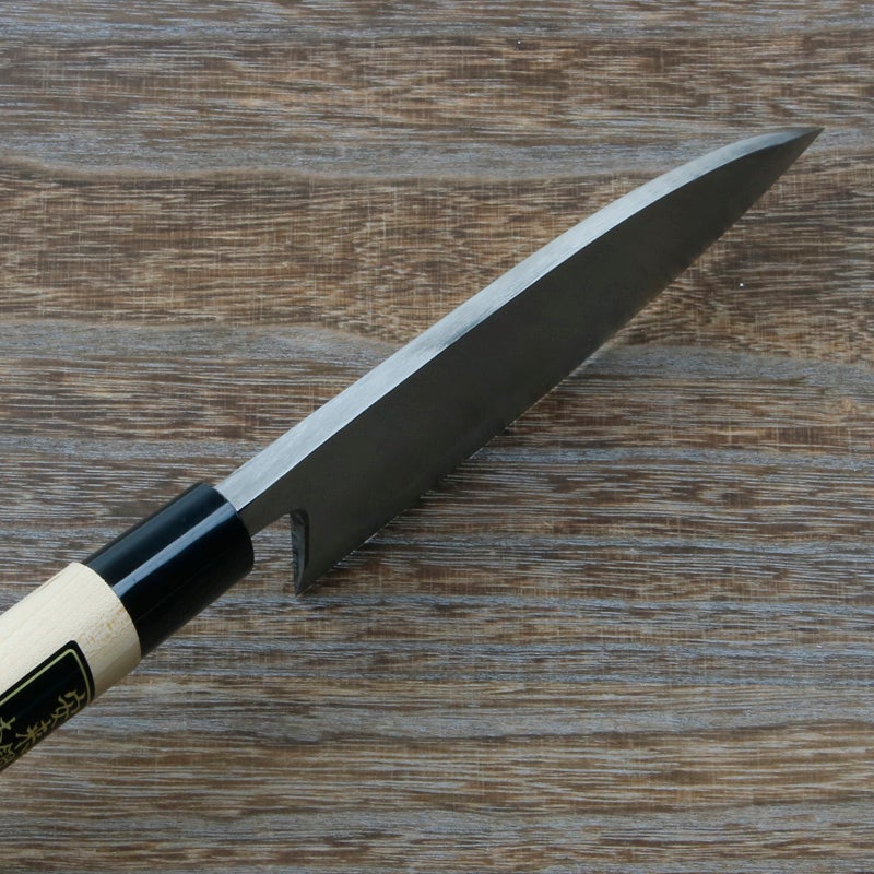 出刃包丁 片刃 150mm 銀三ステンレス 桜柄 一般家庭用 規格外品 峰