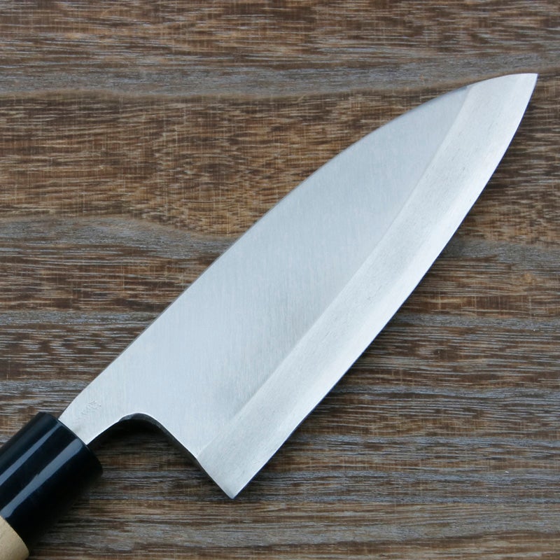 出刃包丁 片刃 150mm 銀三ステンレス 桜柄 一般家庭用 規格外品 刃