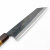 元兼 切付型 和牛刀 165mm 両刃 青紙1号 割込み 黒打ち仕上げ 切付 包丁 八角ケヤキ柄 土佐打ち刃物 極上品 刃