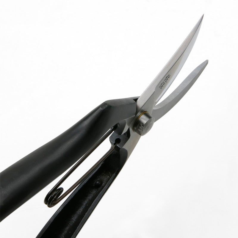 佐保 剪定鋏 A型 200mm 金止 手造り鍛造品 斜め