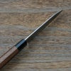 清兼 ペティナイフ 120mm 両刃 V金10号 三層鋼 槌目仕上げ 八角クルミ柄 峰