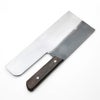 そば切り包丁 片刃 330mm 全鋼 麺切り包丁 規格外品 裏