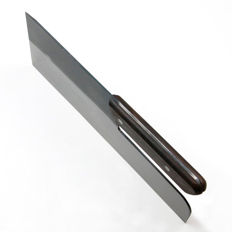 そば切り包丁 片刃 330mm 全鋼 麺切り包丁 規格外品 峰