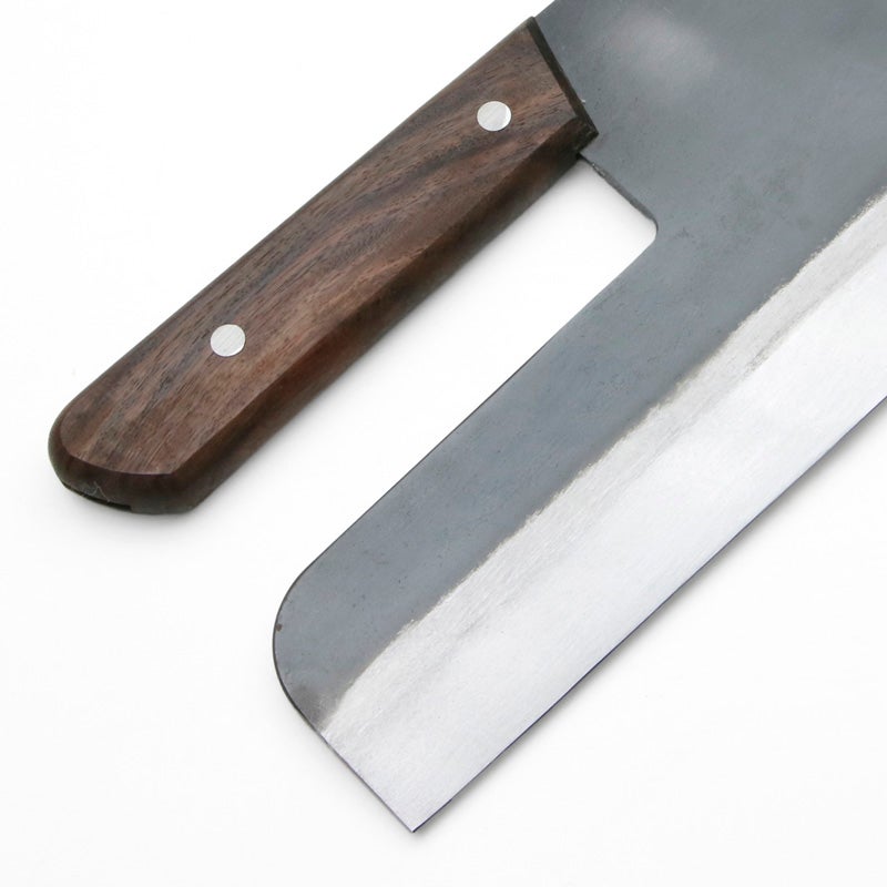 そば切り包丁 片刃 330mm 全鋼 麺切り包丁 規格外品 拡大