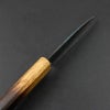 元兼 ペティナイフ 90mm 両刃 青紙スーパー 割込み 黒打ち仕上げ 焼き漆柄 土佐打ち刃物 極上品 峰