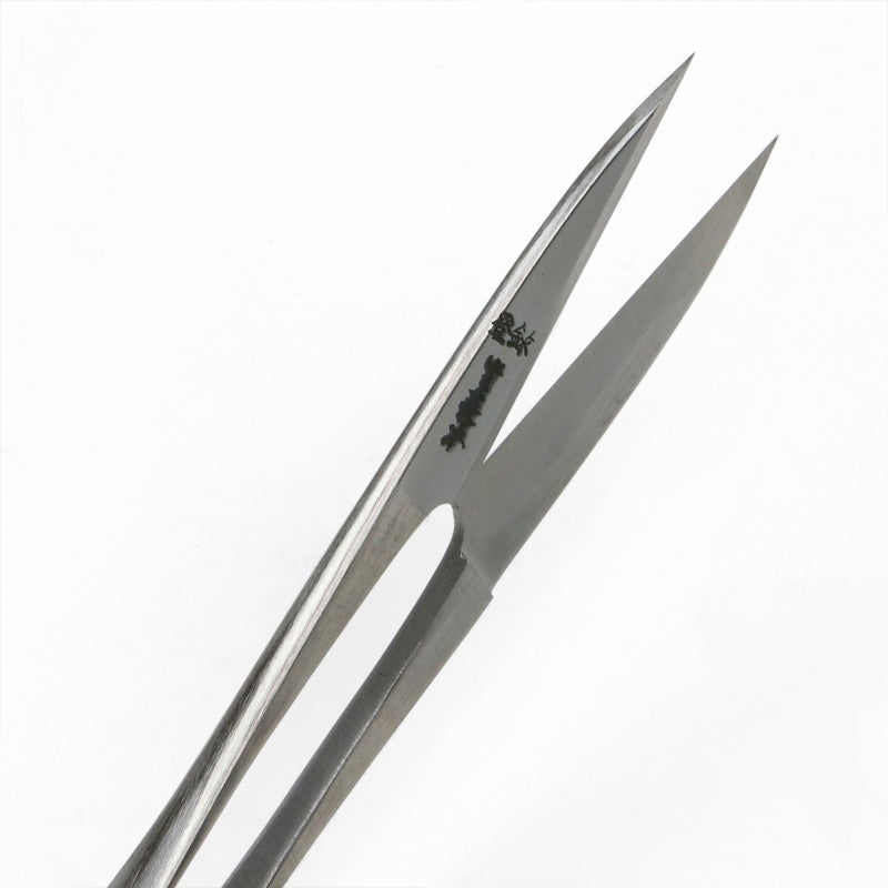 ときわ 握り鋏 120mm 長刃 関西型 高炭素鋼 手造り品 側面
