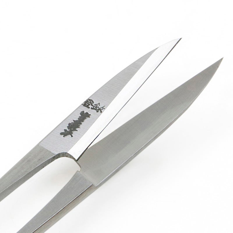 ときわ 握り鋏 120mm 長刃 関西型 高炭素鋼 手造り品 刃先