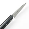 津保吉金 出刃包丁 片刃 120mm モリブデンステンレス鋼 黒合板柄 峰