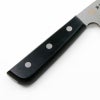 津保吉金 出刃包丁 片刃 120mm モリブデンステンレス鋼 黒合板柄 柄