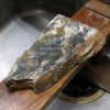 京都 天然砥石 鳴滝 カラス 原石 仕上げ砥石 砥ぎ汁