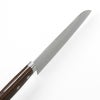 三徳包丁 165mm 両刃 V金10号 割込み 槌目ダマスカス17層  口金付き スコッチ柄 峰