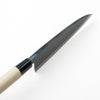 出刃包丁 両刃 180mm 白紙1号 割込み 黒打ち仕上げ 高級品 規格外品 峰
