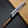 牛刀 240mm 両刃 青紙スーパー 割込み 黒打ち仕上げ クルミ柄 規格外品 裏