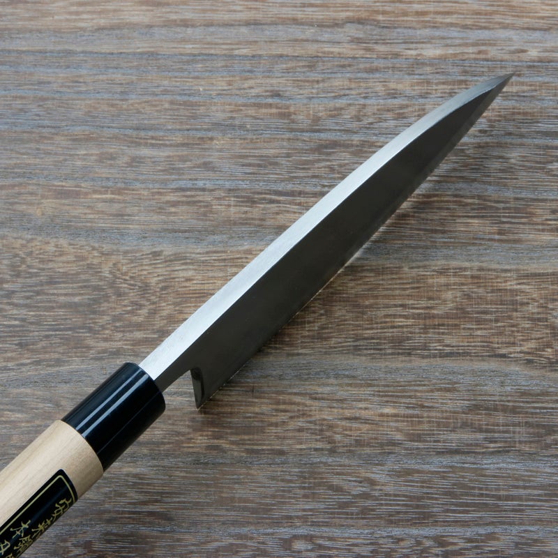 出刃包丁 片刃 165mm 銀三ステンレス 桜柄 一般家庭用 規格外品 峰