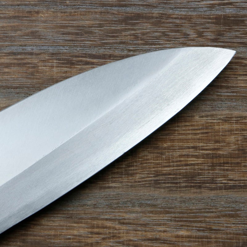 出刃包丁 片刃 150mm 銀三ステンレス 桜柄 一般家庭用 規格外品 拡大